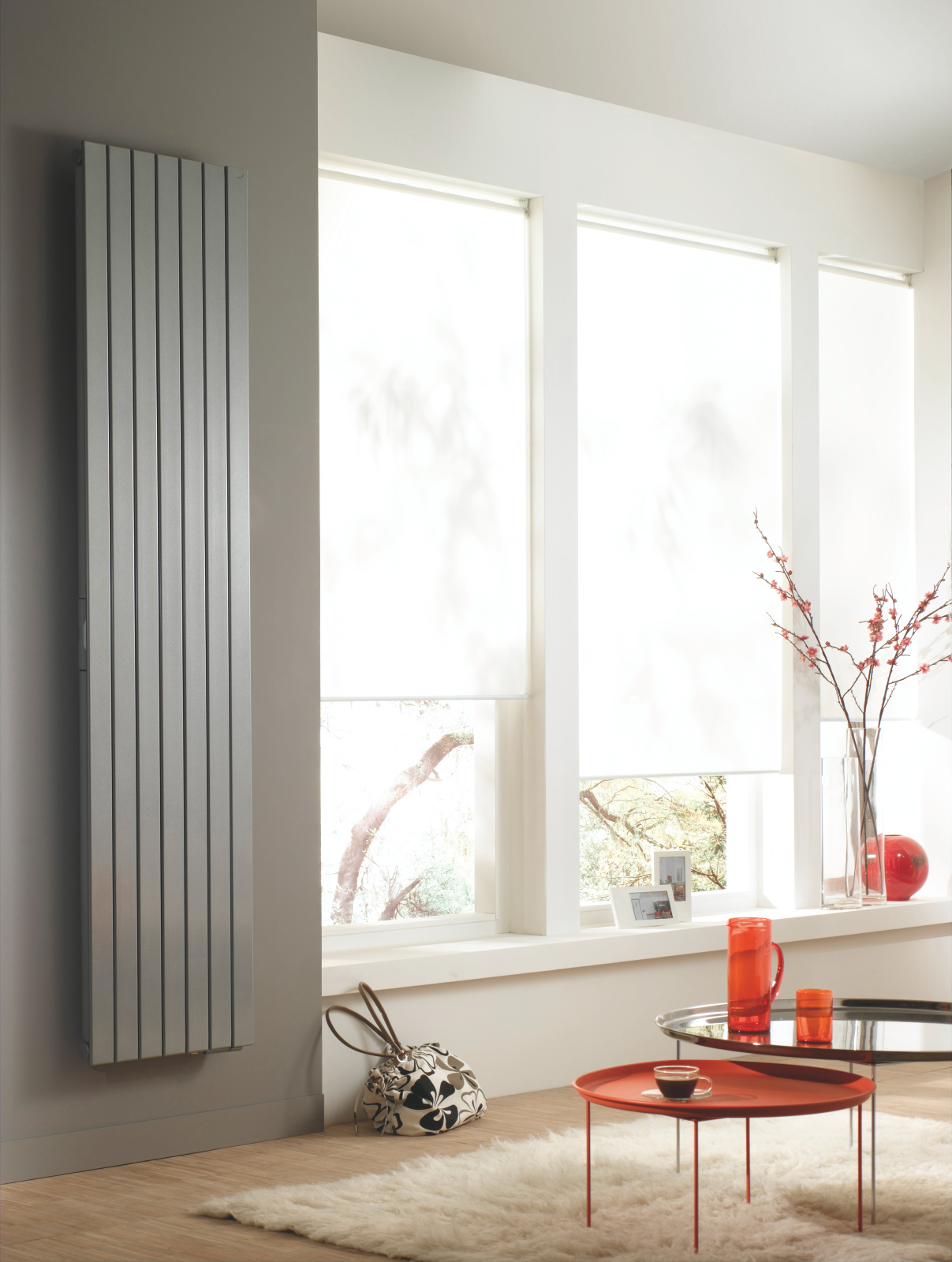 Rendering Zehnder Roda Decorative radiator Front view