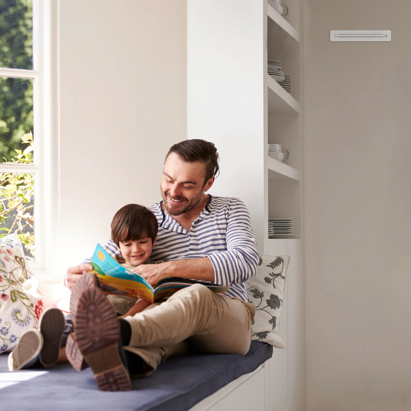 Rendering Zehnder ComfoGrid CSB/P Linea Comfortable indoor ventilation 