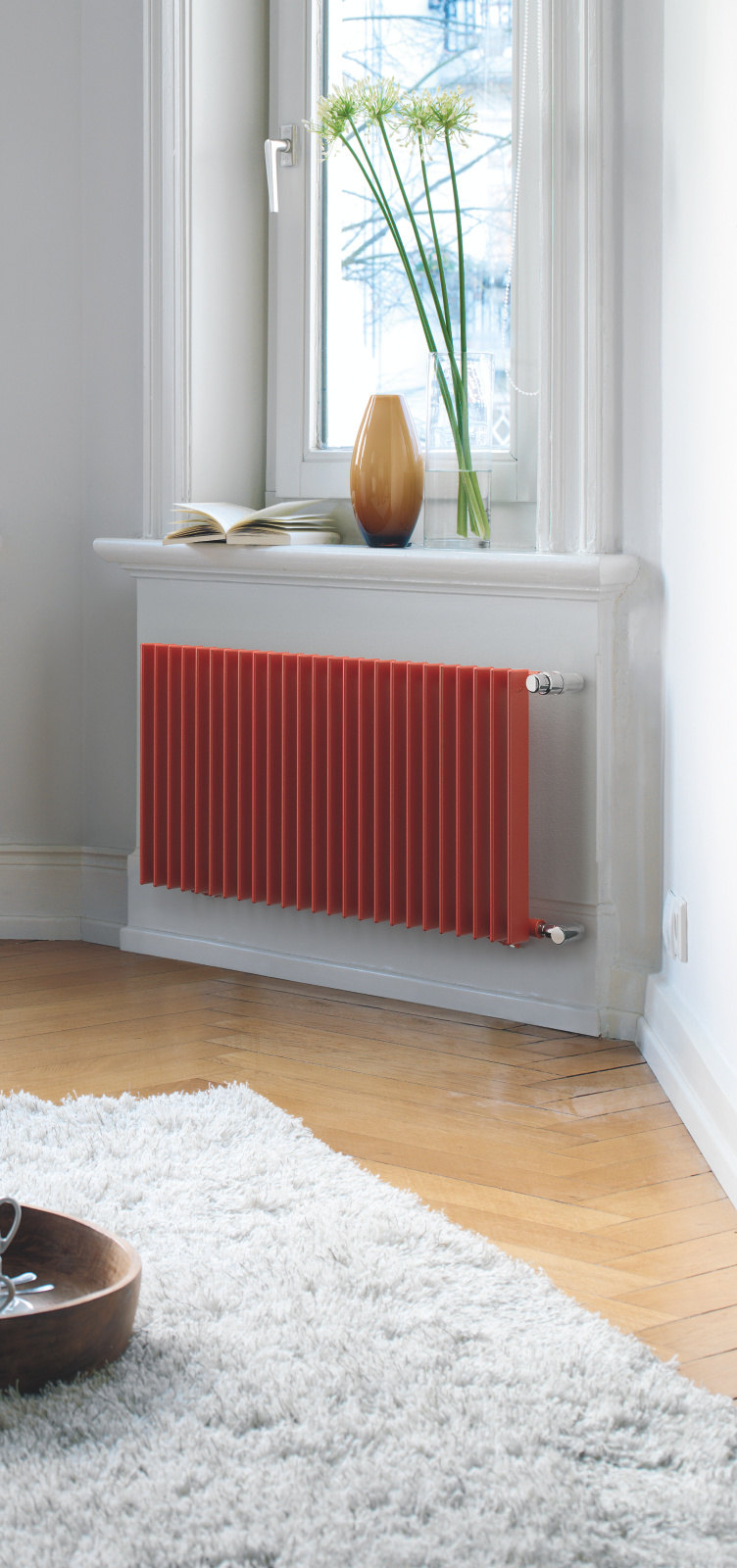Rendering Zehnder Excelsior Decorative radiator Front view