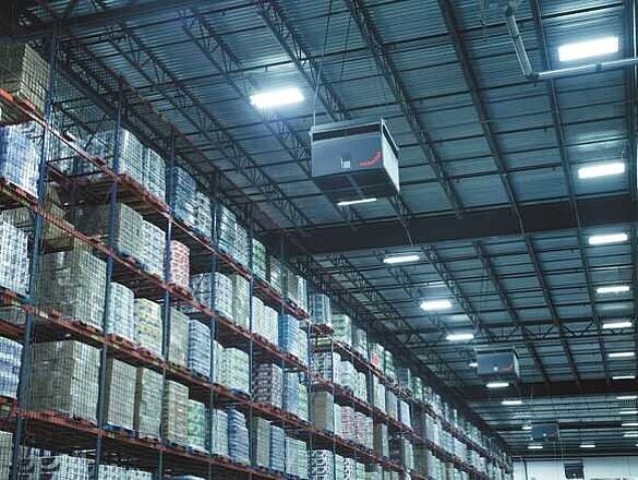 Insideview of clean air solution warehouse