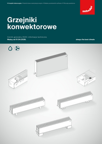 Zehnder Cennik Generalny - Grzejniki Konwektorowe Version 04.2025