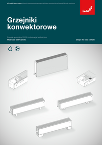 Zehnder Cennik Generalny - Grzejniki Konwektorowe Version 04.2025