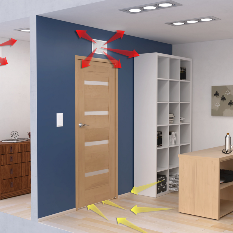 Rendering Zehnder ComfoDuct Attivo Comfortable indoor ventilation 