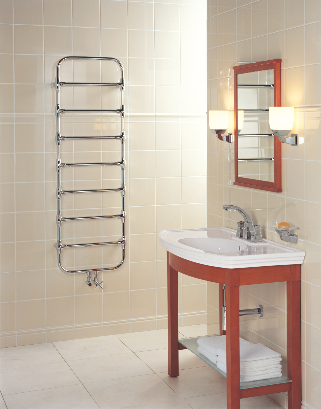 Rendering Zehnder Nobis Decorative radiator Front view