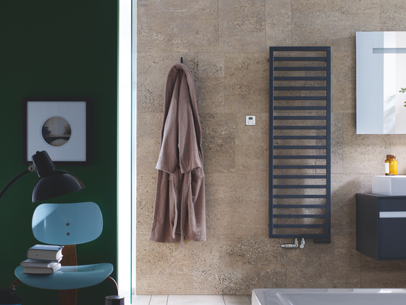 Rendering Zehnder Quaro Decorative radiator Front view