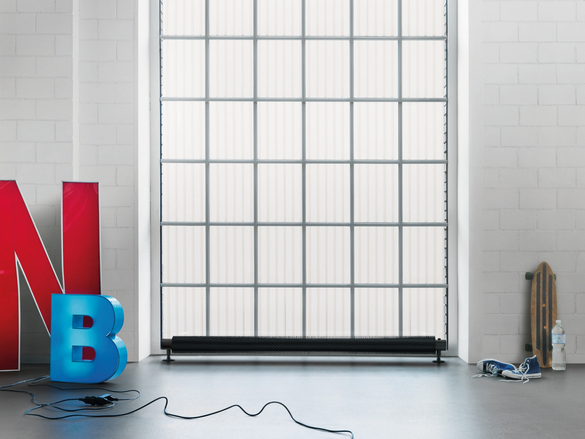 Rendering Zehnder Flow Form Decorative radiator 