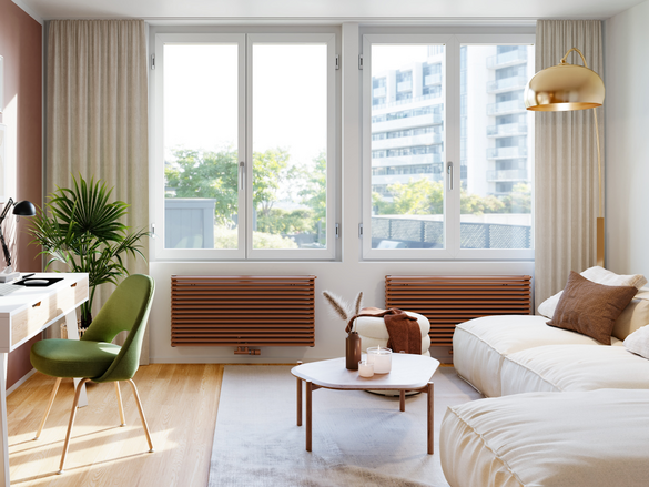 Rendering Zehnder Kleo Decorative radiator 
