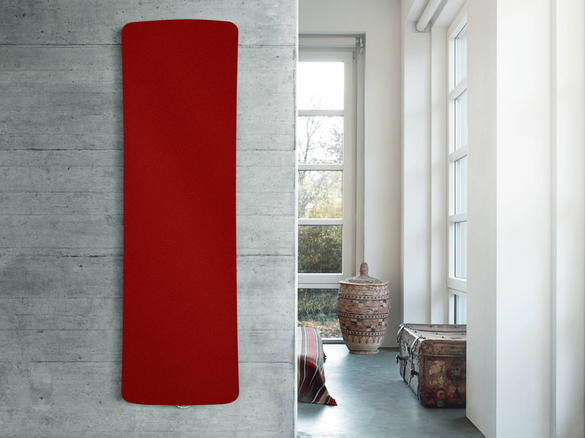 Rendering Zehnder Folio Decorative radiator Front view