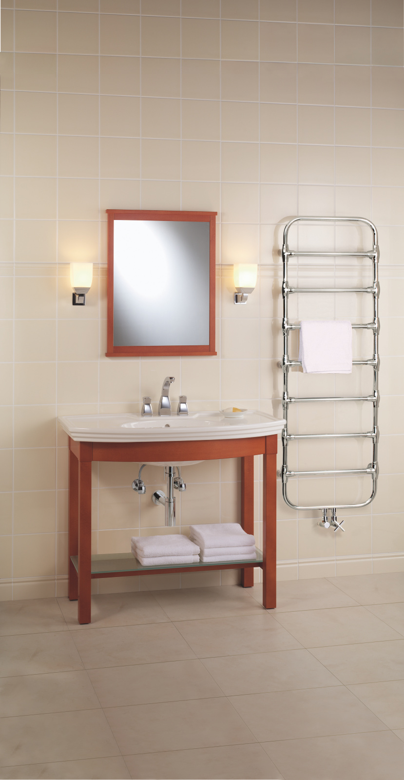 Rendering Zehnder Nobis Decorative radiator Front view