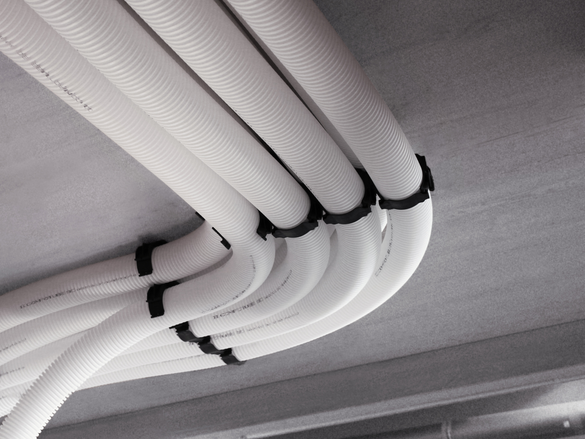 Rendering Zehnder ComfoFix Link CT Comfortable indoor ventilation Bottom view