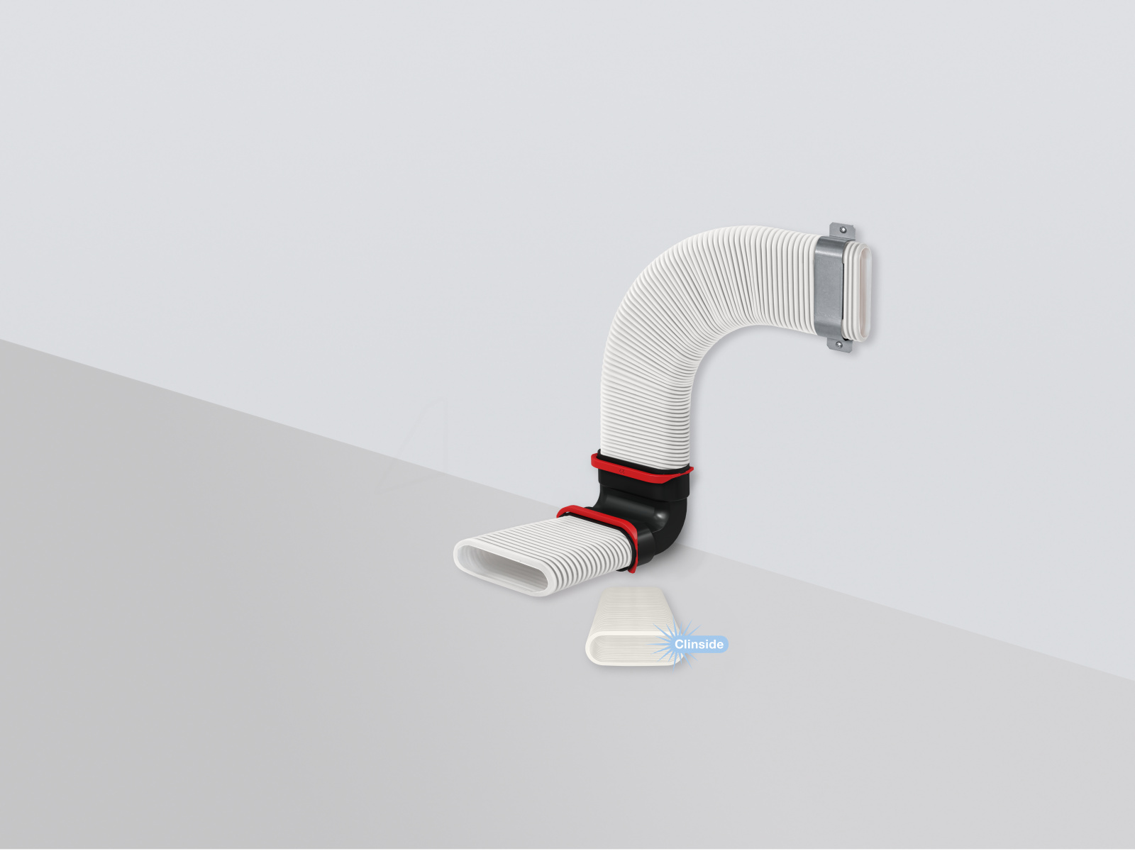 Rendering Zehnder ComfoTube flat 51 Comfortable indoor ventilation 3D view