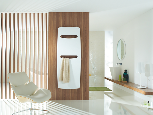 Rendering Zehnder Vitalo Spa Decorative radiator Front view